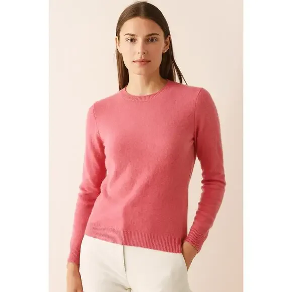 Tahari Pure Luxe Cashmere Sweater – Pink – Size M - Picture 3 of 6